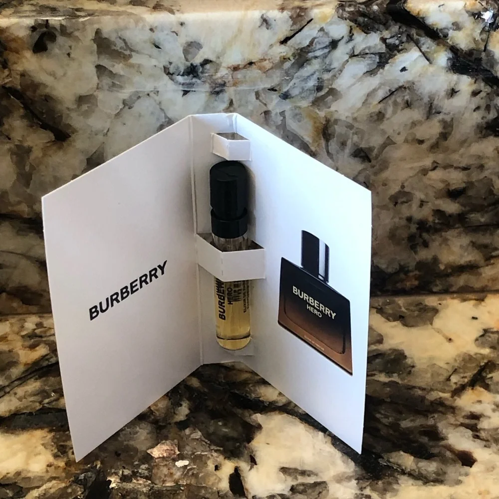 Burberry Hero Elixir Sample Vial Spray Card